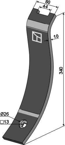 Opaste 340 x 80 mm
