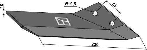 Replacement wing - right