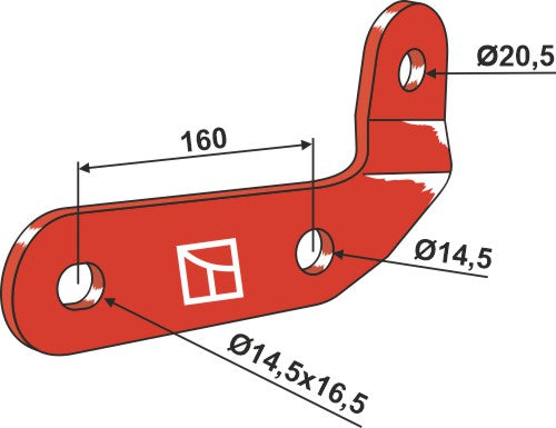 Hållare - höger - Delta Flex