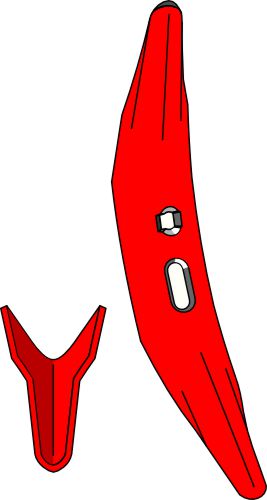 Kultivatorskjær Melone 400mm