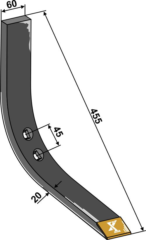 Smal del - Hårdmetall