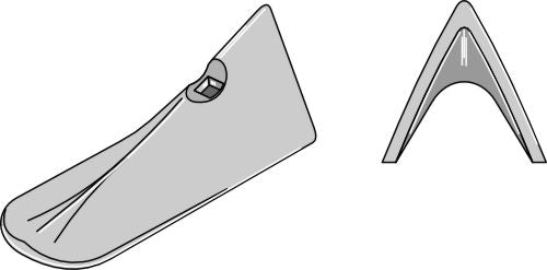 Kultivatorplog 187 mm