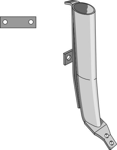 Yleiskäyttöinen lietteen ruiskutusputki Ø58