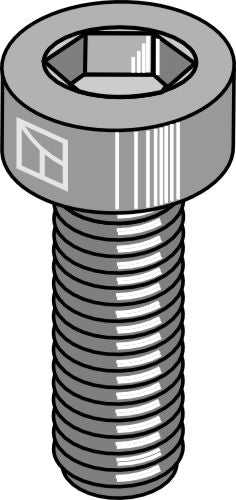Hexagon socket bolt M10x1,5x35 - Galvanized