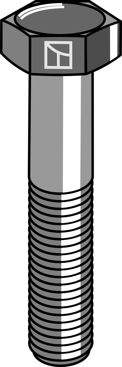 Sexkantskruv M10x1,5x45 utan mutter