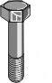 Sexkantskruv M10x1,5x70 utan mutter