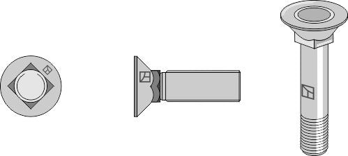 Plogbolt DIN608 M12x1,75x90 galvanisert