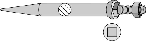 Fröharvständer av borstål – härdade