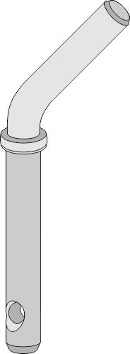 Sockelstift med böjt handtag
