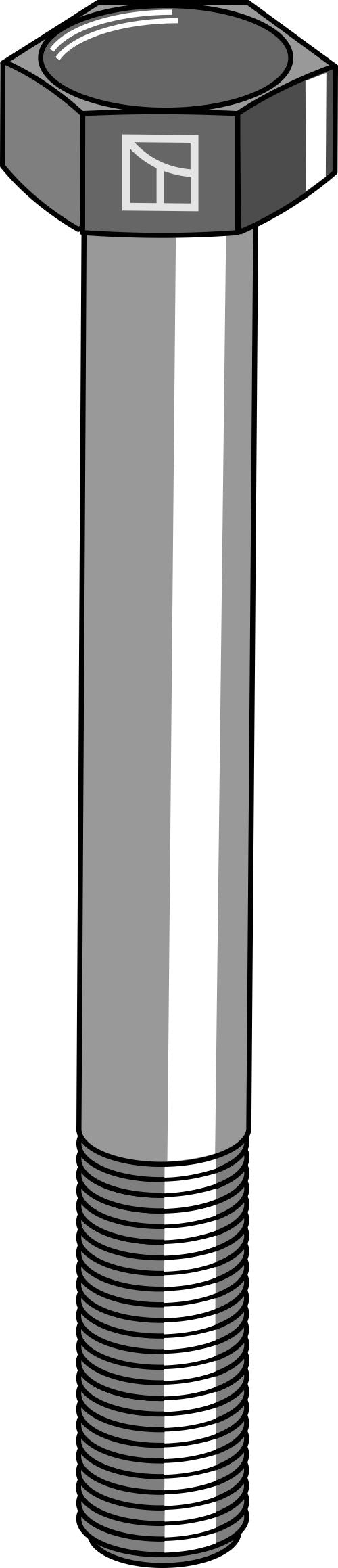 Sekskantbolt M14x2x100 uden møtrik