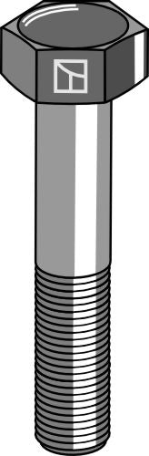 Sekskantbolt M14x2x60 uten mutter
