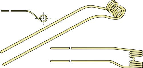Höremskaft Ø10,5 – höger