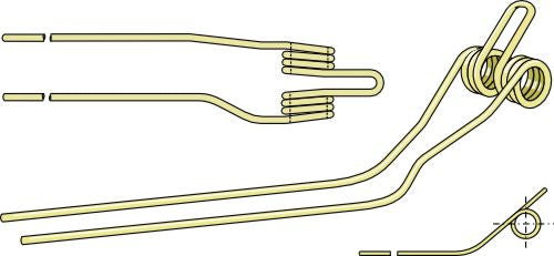 Höremskaft Ø9,5 - vänster