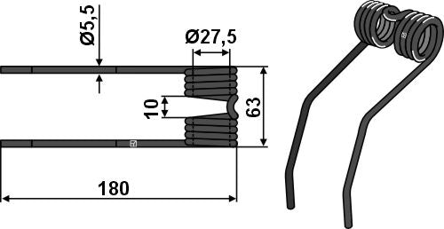 Poimintapiikki Ø5,5