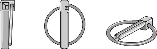 Linchpinnar enligt DIN 11023