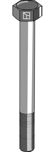 Sekskantbolt M16x2x140 uten mutter