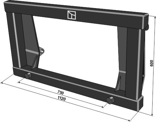 Monteringsfäste för balgafflar