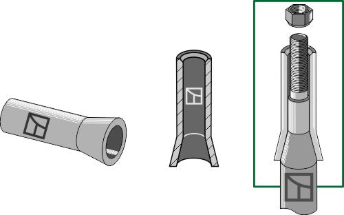 Svetsbussning 100 mm