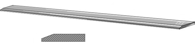 Skärblad - 150x20x3500