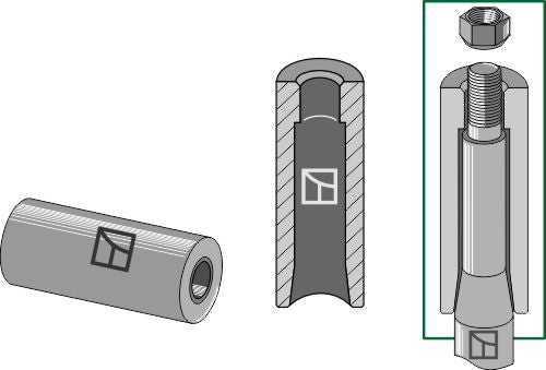 Svetsbussning 130 mm