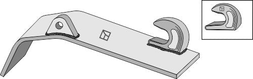 Koble slagg, venstre modell