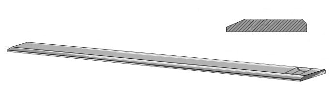 Skärblad - 150x16x2000