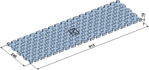 Isblad för snöplog 915