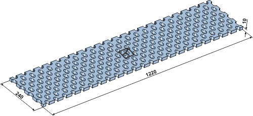 Isblad för snöplog 1220