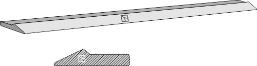Skärblad HB500 - 101x46x6000