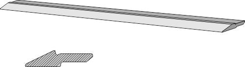 Skärblad ST70-2 – 90x22x1000