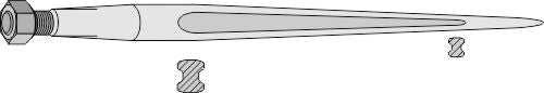 Frontlastetinne 1100 mm
