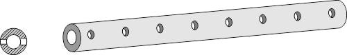 Ramrör för tand - 1500 - 8