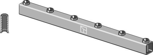 Ramrör för tand 1010 mm