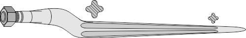 Ensilagetand 800 mm