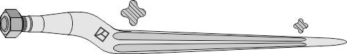 Ensilagetand 910 mm