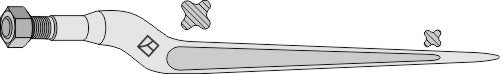 Ensilagetand 920 mm