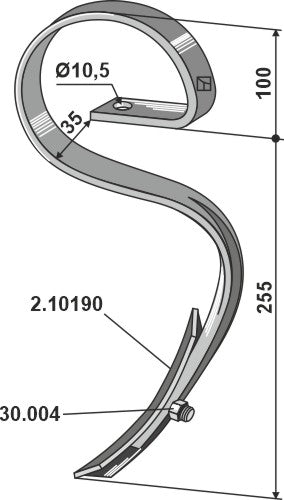 Gare tine ZJ65 med aktie