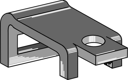 Klämma för tand 25x8
