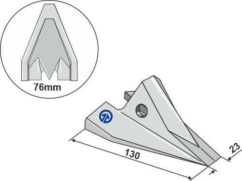 Replacement tip - Seed only