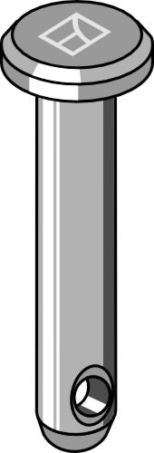 Splintbult Ø8x45