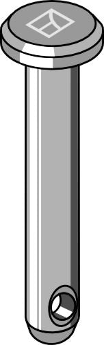 Splintbult Ø12x65