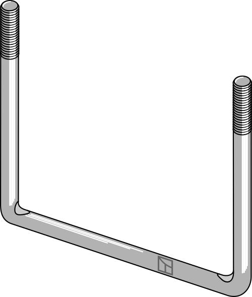 Stigbygelbult M20x2,5