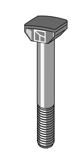 Hammerhovedbolt M10x1,5