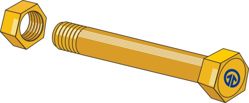 Bolt med selvlåsende møtrik