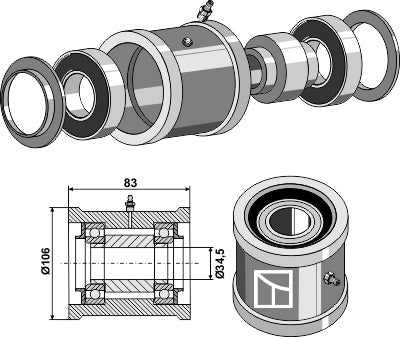 Lager för Hankmo, komplett.