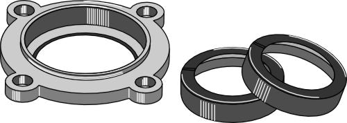 Hölje med axeltätning