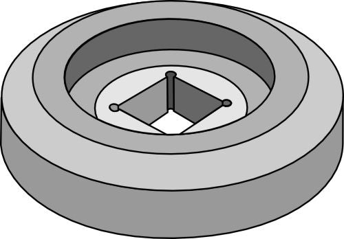 flange udvendig Ø158