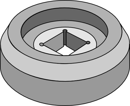 Flange udvendig Ø158
