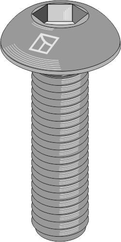 Sexkantsbult - M8x1,25 - 10,9