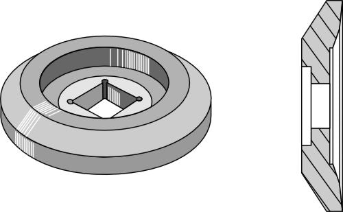 Flens utvendig Ø154